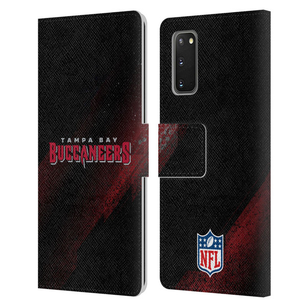 NFL Tampa Bay Buccaneers Logo Blur Leather Book Wallet Case Cover For Samsung Galaxy S20 / S20 5G
