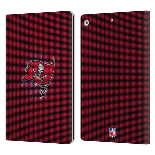 NFL Tampa Bay Buccaneers Artwork LED Leather Book Wallet Case Cover For Apple iPad 10.2 2019/2020/2021