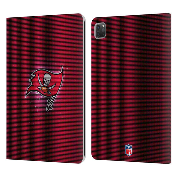 NFL Tampa Bay Buccaneers Artwork LED Leather Book Wallet Case Cover For Apple iPad Pro 11 2020 / 2021 / 2022
