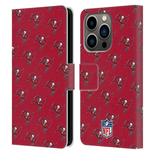 NFL Tampa Bay Buccaneers Artwork Patterns Leather Book Wallet Case Cover For Apple iPhone 14 Pro