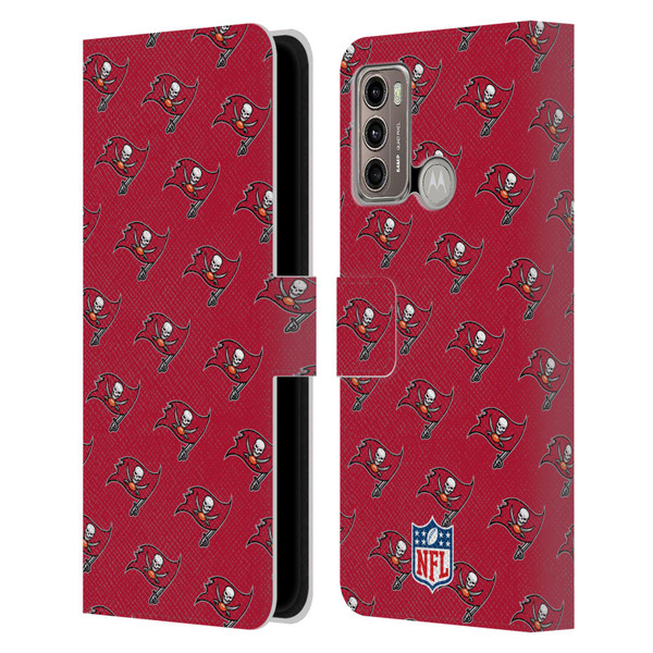 NFL Tampa Bay Buccaneers Artwork Patterns Leather Book Wallet Case Cover For Motorola Moto G60 / Moto G40 Fusion