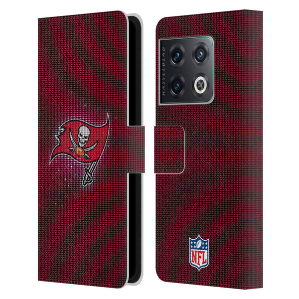 NFL Tampa Bay Buccaneers Artwork LED Leather Book Wallet Case Cover For OnePlus 10 Pro