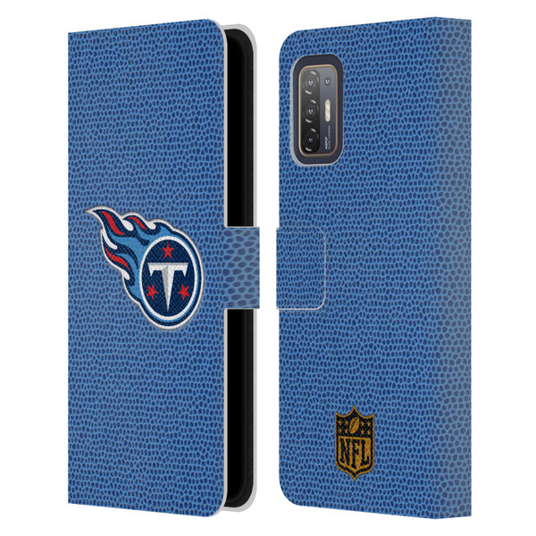 NFL Tennessee Titans Logo Football Leather Book Wallet Case Cover For HTC Desire 21 Pro 5G