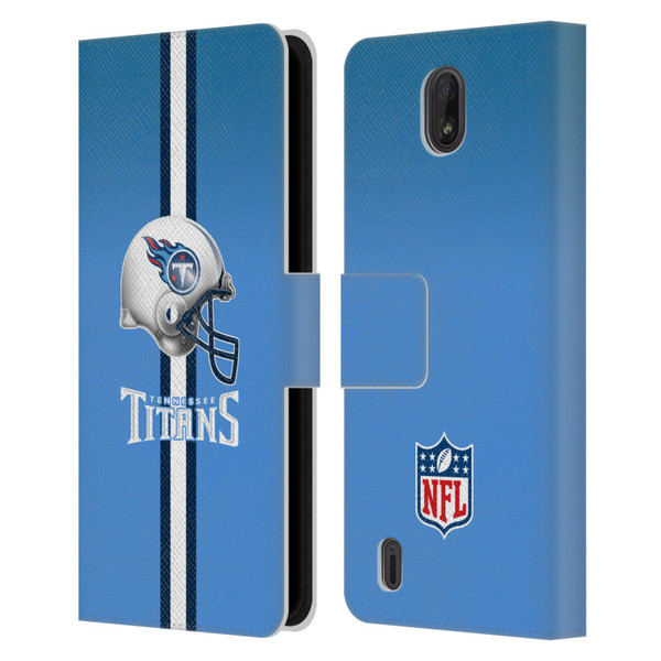 NFL Tennessee Titans Logo Helmet Leather Book Wallet Case Cover For Nokia C01 Plus/C1 2nd Edition
