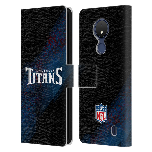 NFL Tennessee Titans Logo Blur Leather Book Wallet Case Cover For Nokia C21