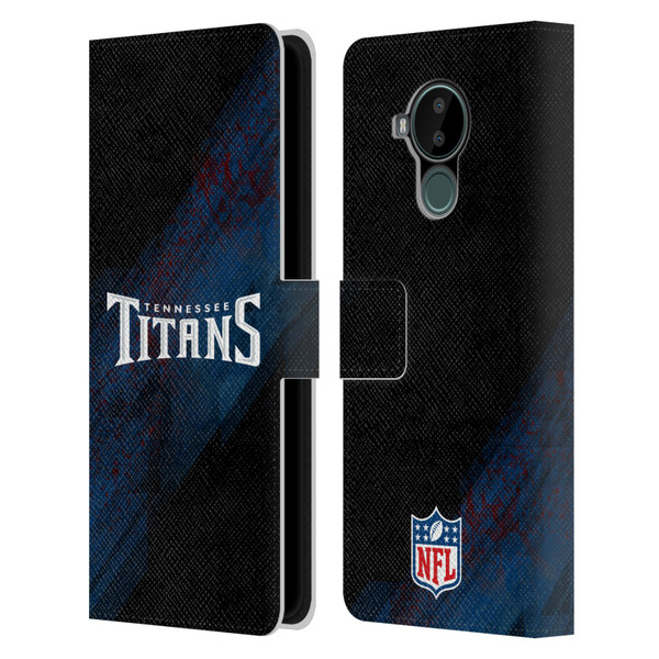 NFL Tennessee Titans Logo Blur Leather Book Wallet Case Cover For Nokia C30