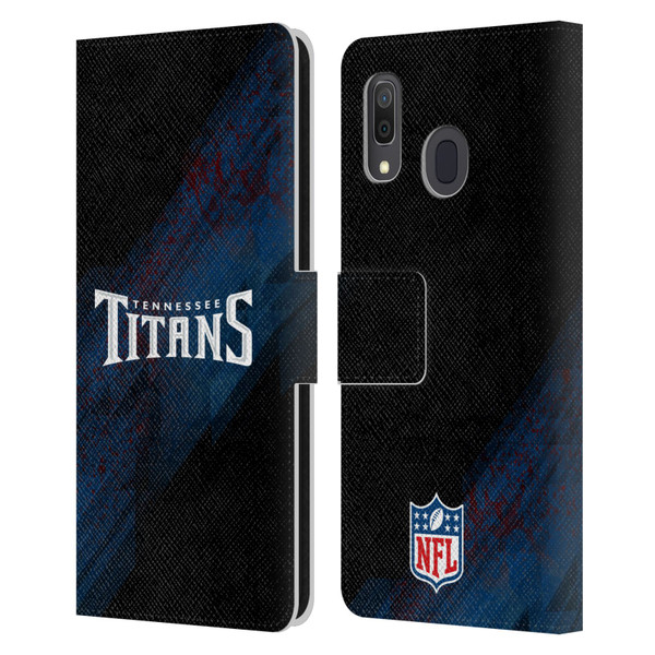 NFL Tennessee Titans Logo Blur Leather Book Wallet Case Cover For Samsung Galaxy A33 5G (2022)