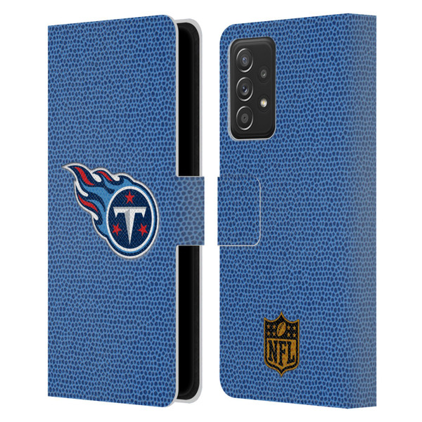 NFL Tennessee Titans Logo Football Leather Book Wallet Case Cover For Samsung Galaxy A53 5G (2022)