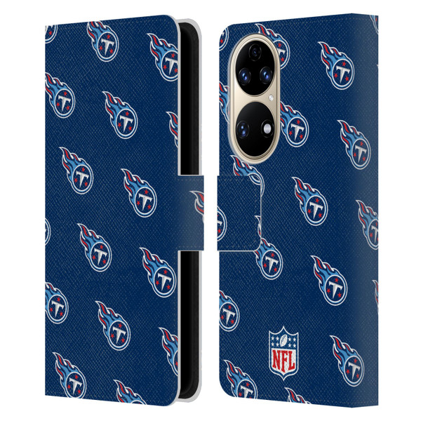 NFL Tennessee Titans Artwork Patterns Leather Book Wallet Case Cover For Huawei P50