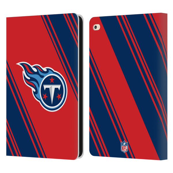 NFL Tennessee Titans Artwork Stripes Leather Book Wallet Case Cover For Apple iPad Air 2 (2014)