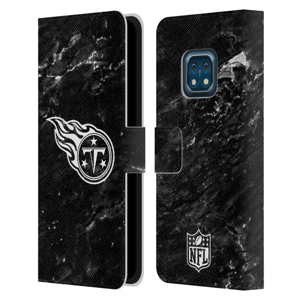 NFL Tennessee Titans Artwork Marble Leather Book Wallet Case Cover For Nokia XR20