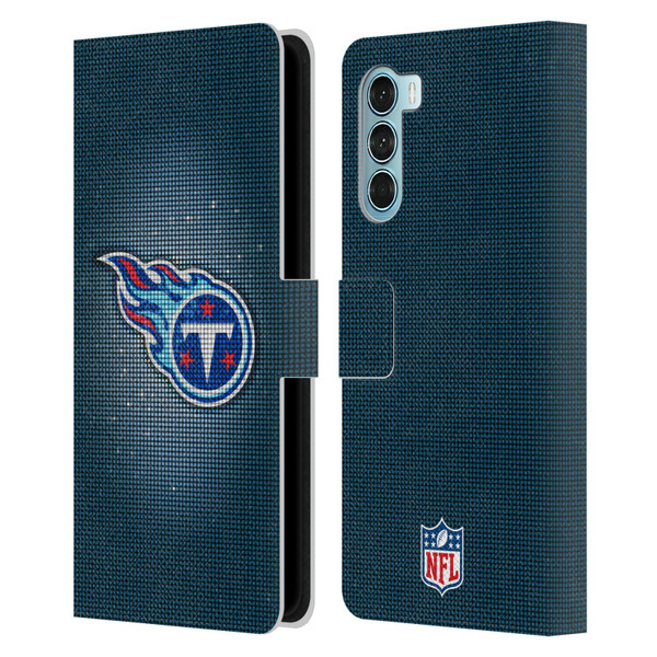 NFL Tennessee Titans Artwork LED Leather Book Wallet Case Cover For Motorola Edge S30 / Moto G200 5G