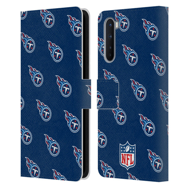 NFL Tennessee Titans Artwork Patterns Leather Book Wallet Case Cover For OnePlus Nord 5G