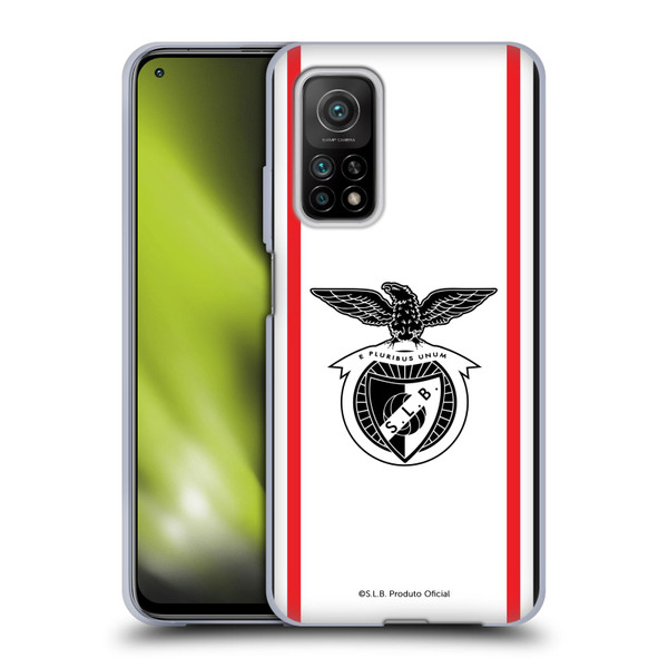 S.L. Benfica 2021/22 Crest Kit Away Soft Gel Case for Xiaomi Mi 10T 5G