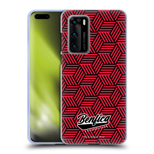 S.L. Benfica 2021/22 Crest Geometric Soft Gel Case for Huawei P40 5G