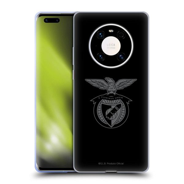 S.L. Benfica 2021/22 Crest Black Soft Gel Case for Huawei Mate 40 Pro 5G