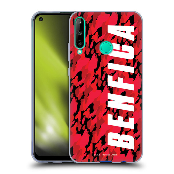 S.L. Benfica 2021/22 Crest Camouflage Soft Gel Case for Huawei P40 lite E