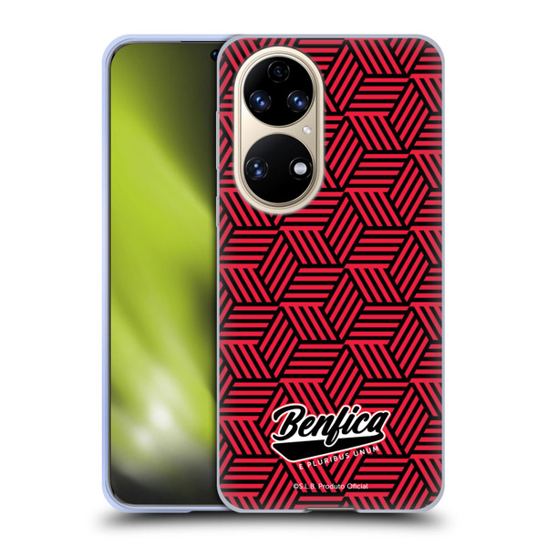 S.L. Benfica 2021/22 Crest Geometric Soft Gel Case for Huawei P50