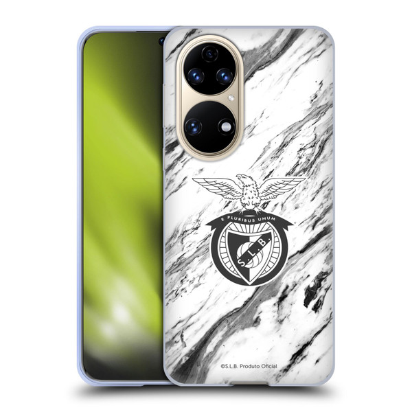 S.L. Benfica 2021/22 Crest Marble Soft Gel Case for Huawei P50