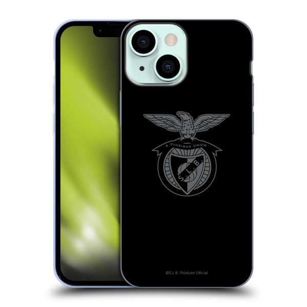 S.L. Benfica 2021/22 Crest Black Soft Gel Case for Apple iPhone 13 Mini