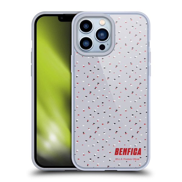 S.L. Benfica 2021/22 Crest Triangles Soft Gel Case for Apple iPhone 13 Pro Max