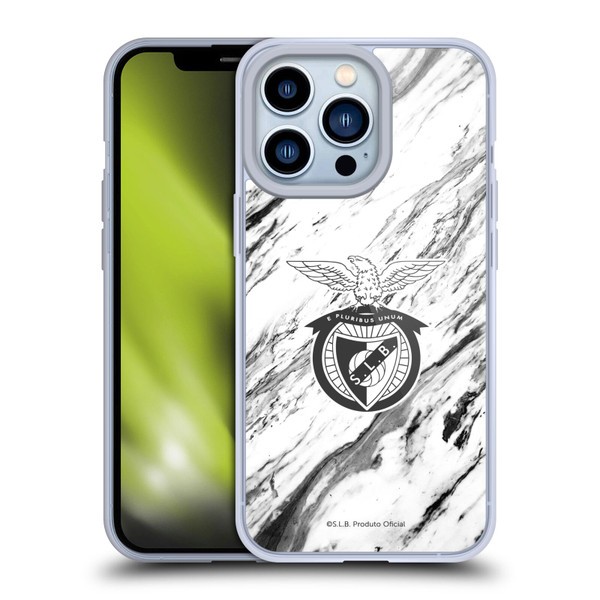 S.L. Benfica 2021/22 Crest Marble Soft Gel Case for Apple iPhone 13 Pro