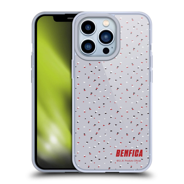 S.L. Benfica 2021/22 Crest Triangles Soft Gel Case for Apple iPhone 13 Pro