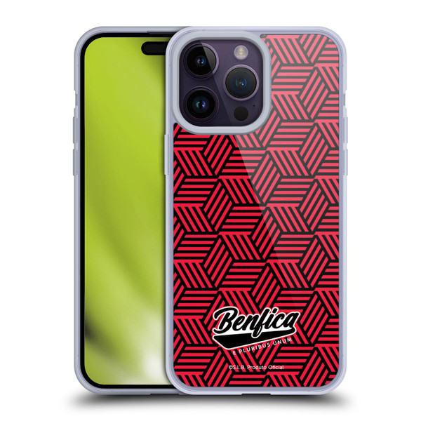 S.L. Benfica 2021/22 Crest Geometric Soft Gel Case for Apple iPhone 14 Pro Max