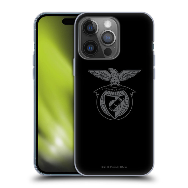 S.L. Benfica 2021/22 Crest Black Soft Gel Case for Apple iPhone 14 Pro