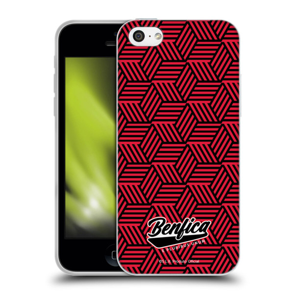 S.L. Benfica 2021/22 Crest Geometric Soft Gel Case for Apple iPhone 5c
