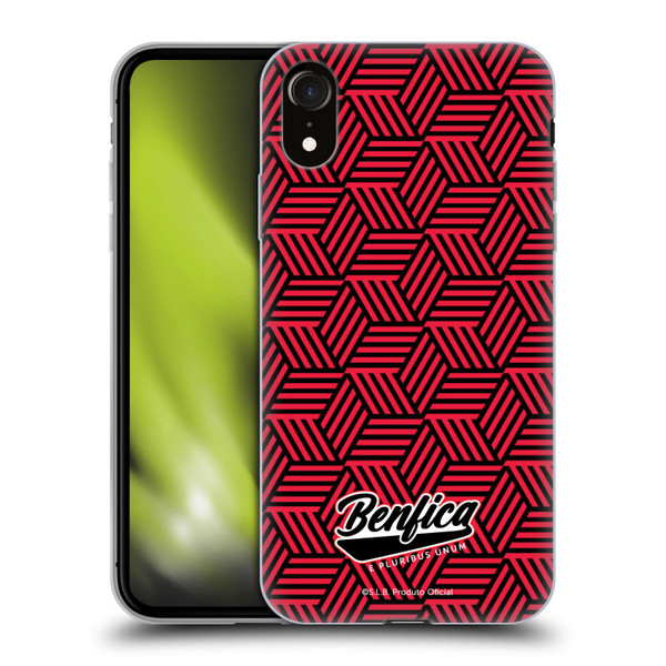 S.L. Benfica 2021/22 Crest Geometric Soft Gel Case for Apple iPhone XR