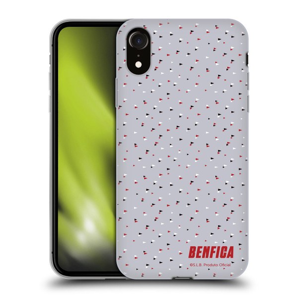 S.L. Benfica 2021/22 Crest Triangles Soft Gel Case for Apple iPhone XR