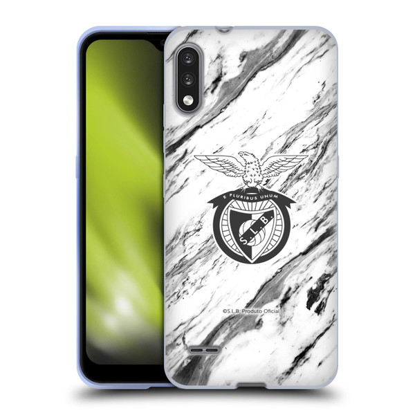 S.L. Benfica 2021/22 Crest Marble Soft Gel Case for LG K22