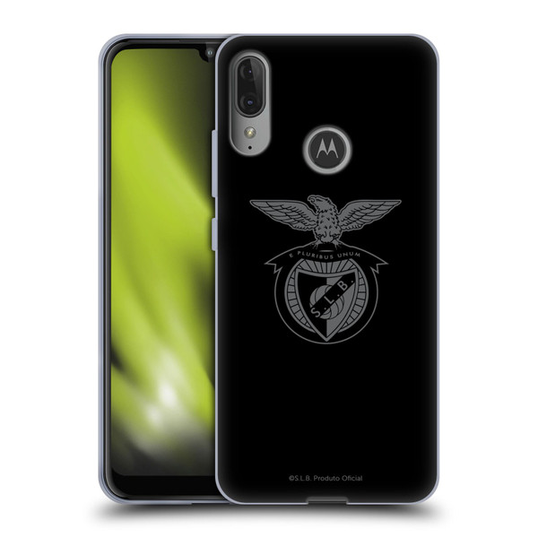 S.L. Benfica 2021/22 Crest Black Soft Gel Case for Motorola Moto E6 Plus