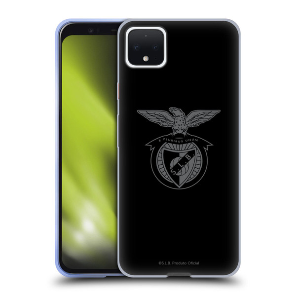 S.L. Benfica 2021/22 Crest Black Soft Gel Case for Google Pixel 4 XL