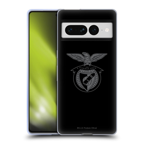 S.L. Benfica 2021/22 Crest Black Soft Gel Case for Google Pixel 7 Pro