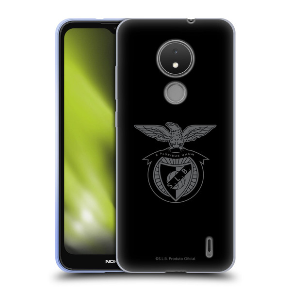 S.L. Benfica 2021/22 Crest Black Soft Gel Case for Nokia C21