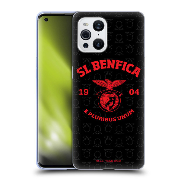 S.L. Benfica 2021/22 Crest E Pluribus Unum Soft Gel Case for OPPO Find X3 / Pro