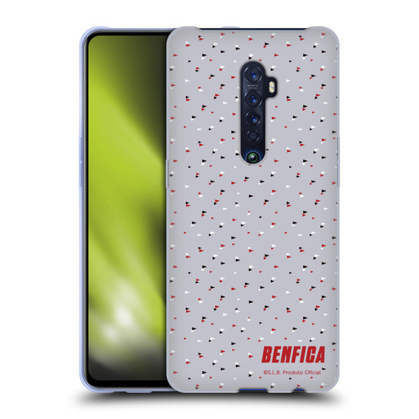 S.L. Benfica 2021/22 Crest Triangles Soft Gel Case for OPPO Reno 2