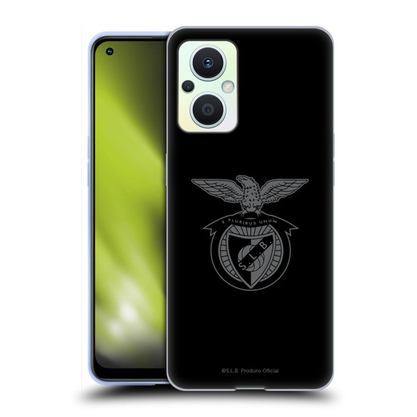 S.L. Benfica 2021/22 Crest Black Soft Gel Case for OPPO Reno8 Lite