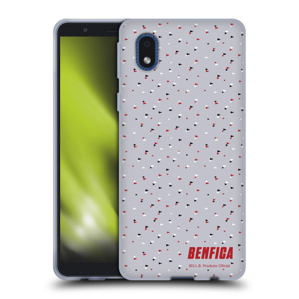 S.L. Benfica 2021/22 Crest Triangles Soft Gel Case for Samsung Galaxy A01 Core (2020)