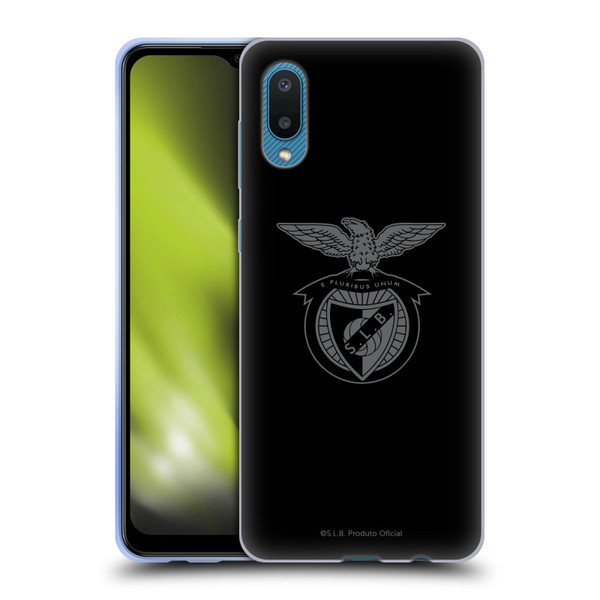 S.L. Benfica 2021/22 Crest Black Soft Gel Case for Samsung Galaxy A02/M02 (2021)