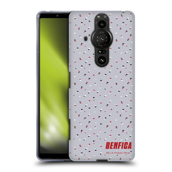 S.L. Benfica 2021/22 Crest Triangles Soft Gel Case for Sony Xperia Pro-I