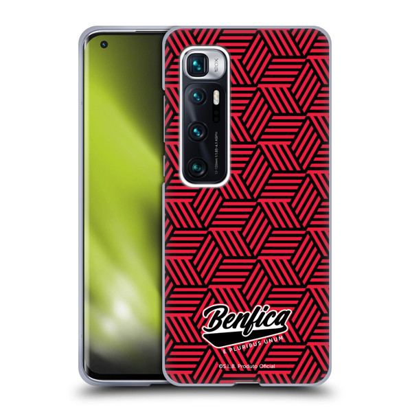 S.L. Benfica 2021/22 Crest Geometric Soft Gel Case for Xiaomi Mi 10 Ultra 5G