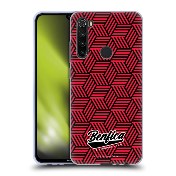 S.L. Benfica 2021/22 Crest Geometric Soft Gel Case for Xiaomi Redmi Note 8T