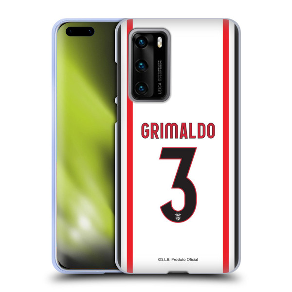 S.L. Benfica 2021/22 Players Away Kit Álex Grimaldo Soft Gel Case for Huawei P40 5G