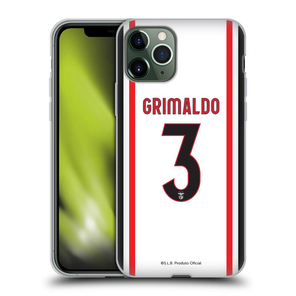 S.L. Benfica 2021/22 Players Away Kit Álex Grimaldo Soft Gel Case for Apple iPhone 11 Pro
