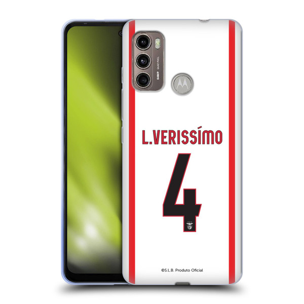 S.L. Benfica 2021/22 Players Away Kit Lucas Veríssimo Soft Gel Case for Motorola Moto G60 / Moto G40 Fusion