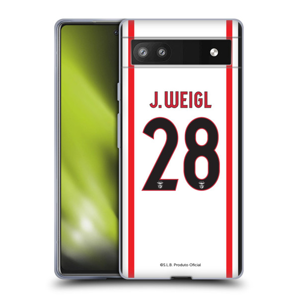 S.L. Benfica 2021/22 Players Away Kit Julian Weigl Soft Gel Case for Google Pixel 6a