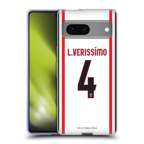 S.L. Benfica 2021/22 Players Away Kit Lucas Veríssimo Soft Gel Case for Google Pixel 7